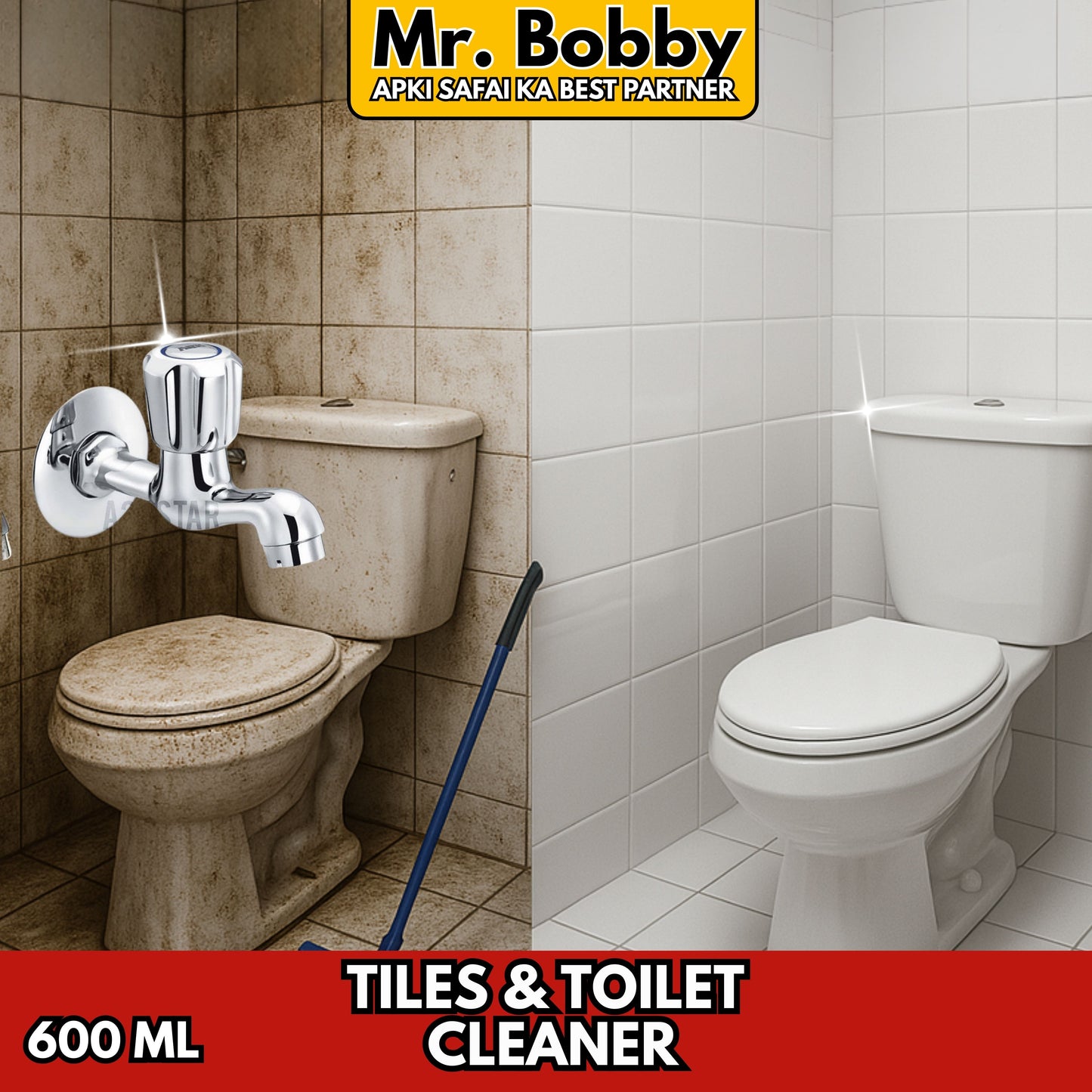 Toilet Cleaner – 500ml | Powerful Tile & Bathroom Cleaner